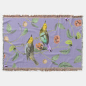 Songbird Lavender Blue Deken (Voorkant)