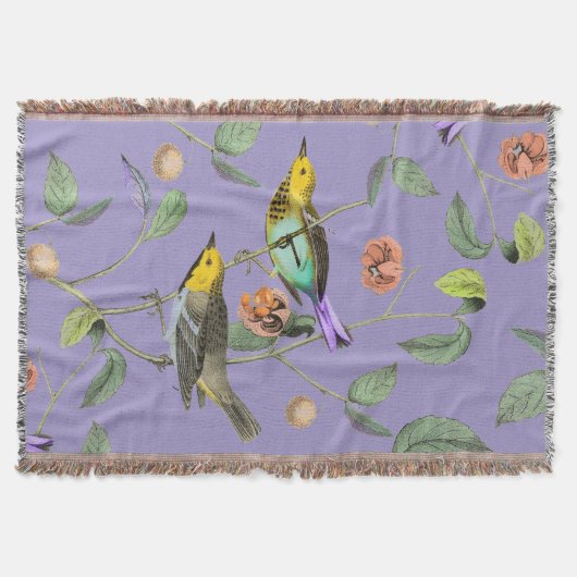  Songbird Lavender Blue Deken (Voorkant)