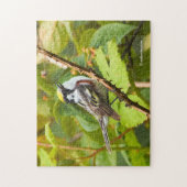 Songbird met kastanjezucht op bijkantoor legpuzzel (Verticaal)