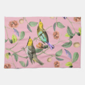 Songbird Pink Theedoek (Horizontaal)