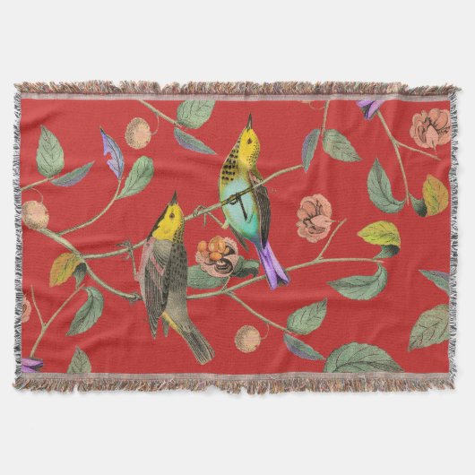  Songbird Red Deken (Voorkant)