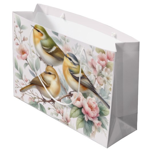 Songbird Serenade tussen de bloemen Groot Cadeauzakje (Achterkant Gekanteld)