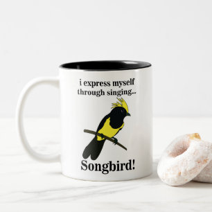Songbird Tit Bird Funny Birdwatching Birdwatcher Tweekleurige Koffiemok