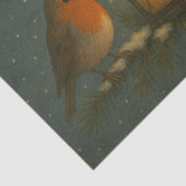 Songbird with Warm Lantern Tissue Paper Tissuepapier (Detail)