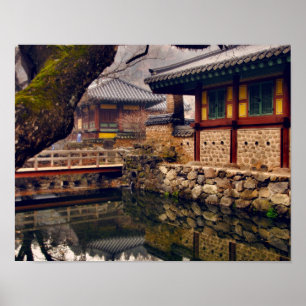 Songgwangsa Temple, Zuid-Korea, 11x14 Poster