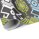 Songket Tenun Geometric Seamless Pattern met Crea Cadeaupapier (Rol Hoek)