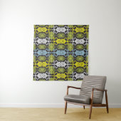Songket Tenun Geometric Seamless Pattern met Crea Wandkleed (In Situ (horizontaal))