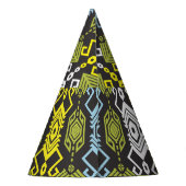 Songket Tenun: traditioneel Indonesisch motief. Feesthoedjes (Achterkant)