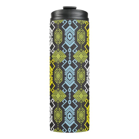 Songket Tenun: traditioneel Indonesisch motief. Thermosbeker (Voorkant)