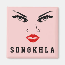 Songkhla, Thailand Woman Vriendin Magneet