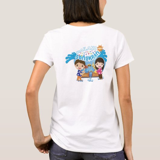 Songkran Women's Basic T-Shirt 102 (Achterkant)