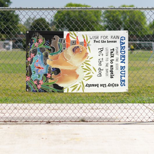 SONGMAO CHOW 3X5 GARDEN BANNER/SIGN SPANDOEK (Insitu)