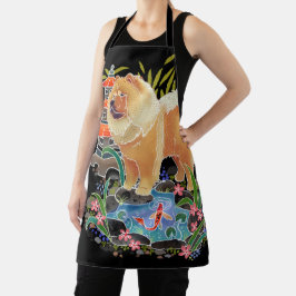 SONGMAO Chow All-Over Print Apron Schort