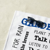 SONGMAO Chow- GARDEN REGELS badhanddoek (In situ)