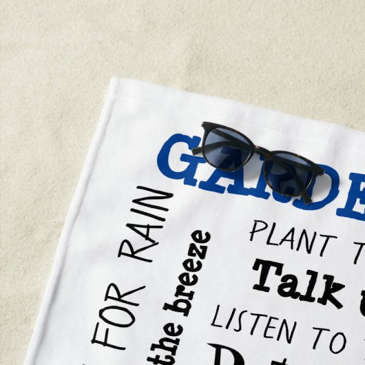 SONGMAO Chow- GARDEN REGELS badhanddoek (In situ)