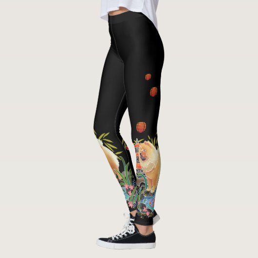 SONGMAO leggings-verandering achtergrondkleur Leggings (Links)