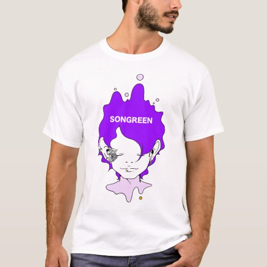 SONGREEN×PURPLE T-SHIRT (Voorkant)
