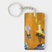 Songs for a Blind Fisherman Collage Notebook Sleutelhanger (Voorkant)