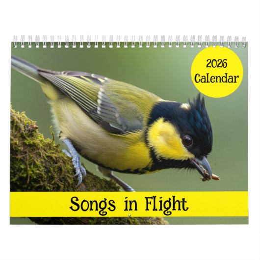 Songs in Flight: 2026 Bird Photography Calendar Kalender (Hoes)