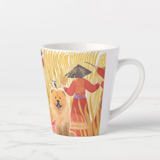 SONGSHI QUAN chow Latte Mok (Rechts)