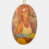 songstress art design keramisch ornament (Links)