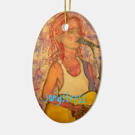songstress art design keramisch ornament (Links)