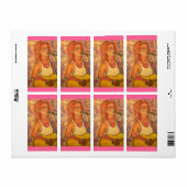 Songstress Art Etiket (Full Sheet)