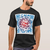 Songtekst voor facturen - QR-code T-shirt (Voorkant)