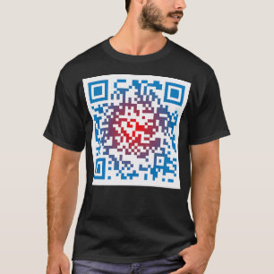 Songtekst voor facturen - QR-code T-shirt