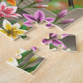 Songvogels Lily Garden Birdhouse Legpuzzel (Zijkant)