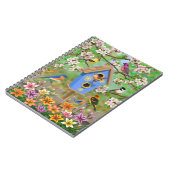 Songvogels Lily Garden Birdhouse Notitieboek (Linkerzijde)
