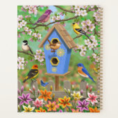 Songvogels Lily Garden Birdhouse Planner (Achterkant)