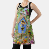 Songvogels Lily Garden Birdhouse Schort (Insitu)