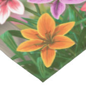 Songvogels Lily Garden Birdhouse Tafelkleed (Gekanteld)