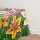 Songvogels Lily Garden Birdhouse Tafelkleed (Voorbeeld)