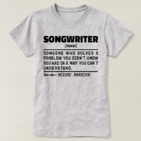 Songwriter Noun Singing Specialist Sarcastische Mu