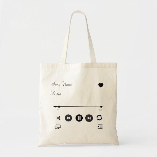 songwriter tote bag (Voorkant)