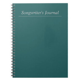 Songwriter's Journal Notitieboek