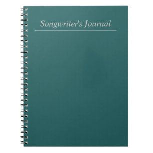  Songwriter's Journal Notitieboek