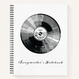 Songwriter's Notebook, album, gepersonaliseerd Notitieboek