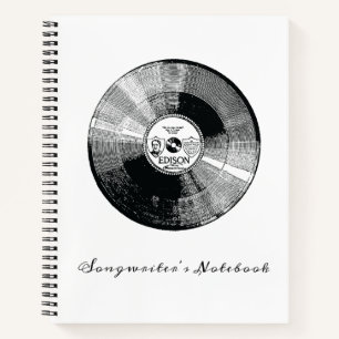 Songwriter's Notebook, album, gepersonaliseerd Notitieboek