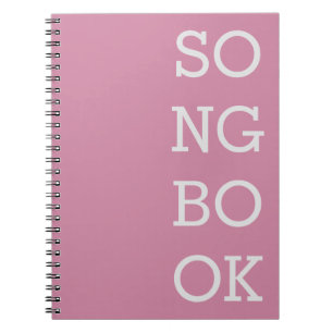 Songwriter's notebook - Roze Notitieboek