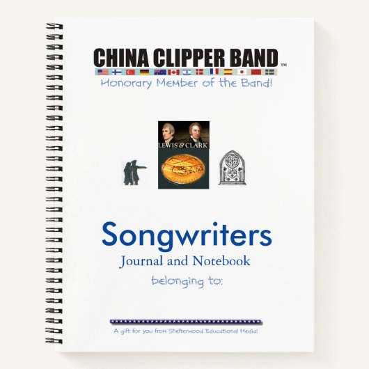 Songwriting Journal Notitieboek (Voorkant)