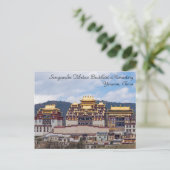 Songzanlin Tibetan Monastery - Yunnan, China Briefkaart (Staand voorkant)