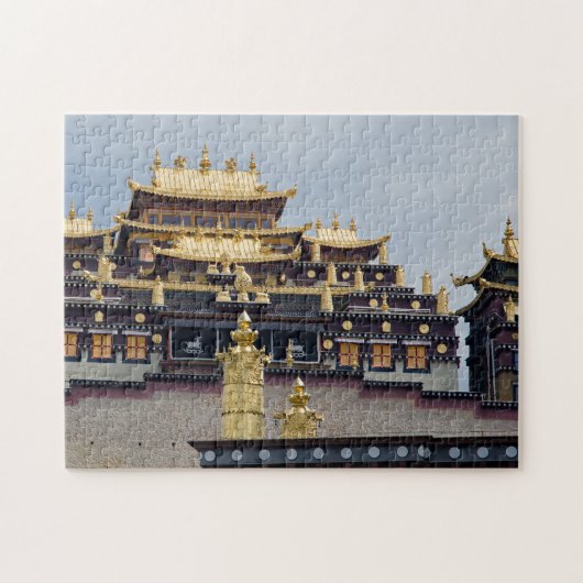 Songzanlin Tibetan Monastery - Yunnan, China Legpuzzel (Horizontaal)