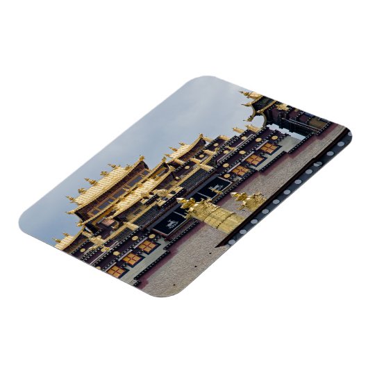 Songzanlin Tibetan Monastery - Yunnan, China Magneet (Linkerzijde)