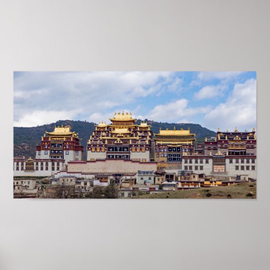 Songzanlin Tibetan Monastery - Yunnan, China Poster (Voorkant)