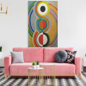 Sonia Delaunay - RYTHME 1 Canvas Afdruk (Insitu (Woonkamer))