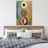 Sonia Delaunay - RYTHME 1 Canvas Afdruk (Insitu (Slaapkamer))