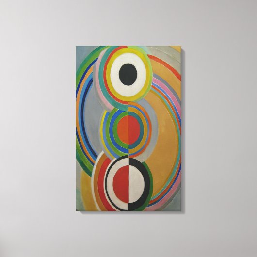 Sonia Delaunay - RYTHME 1 Canvas Afdruk (Voorkant)